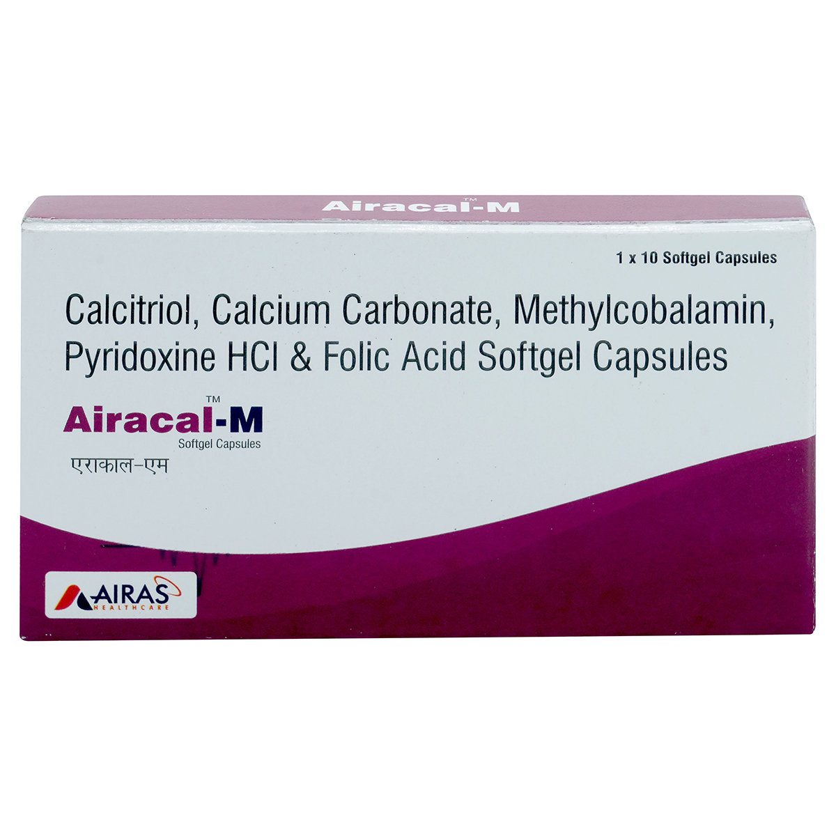 Airacal-M Softgel Capsule 10's, Pack of 10 SoftgelsS Airacal-M Softgel Capsule 10's, Pack of 10 SoftgelsS