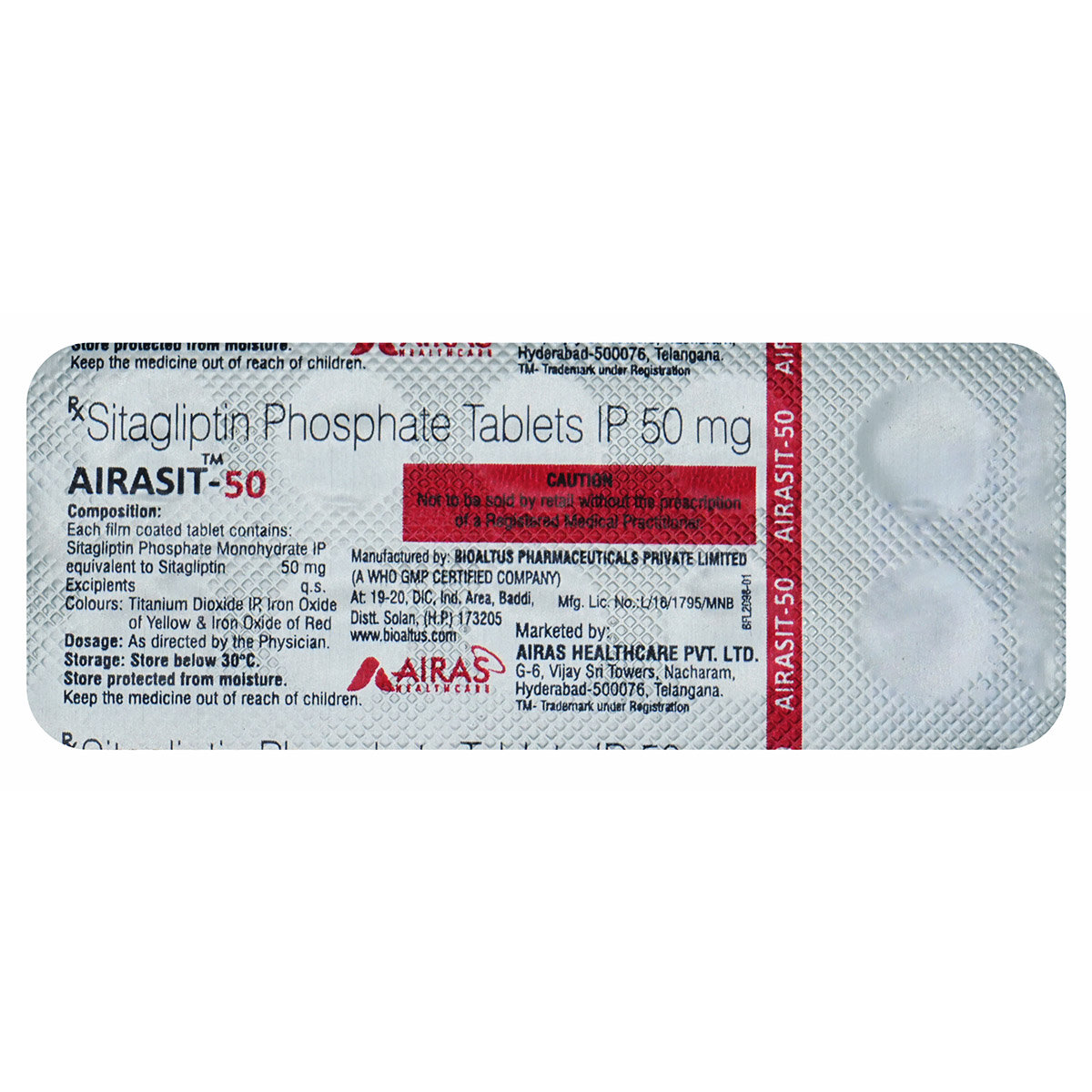Airasit-50 Tablet 10's, Pack of 10 TabletS Airasit-50 Tablet 10's, Pack of 10 TabletS