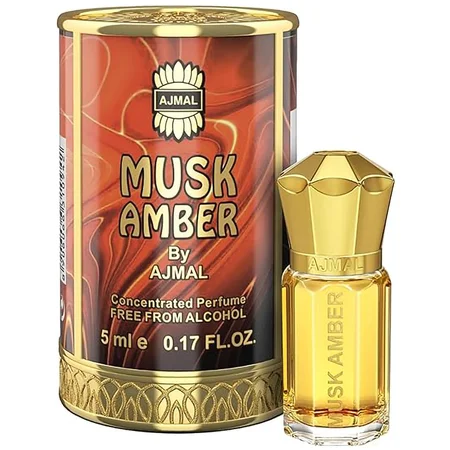 Ajmal Musk Amber Concentrated Perfume, 5 ml