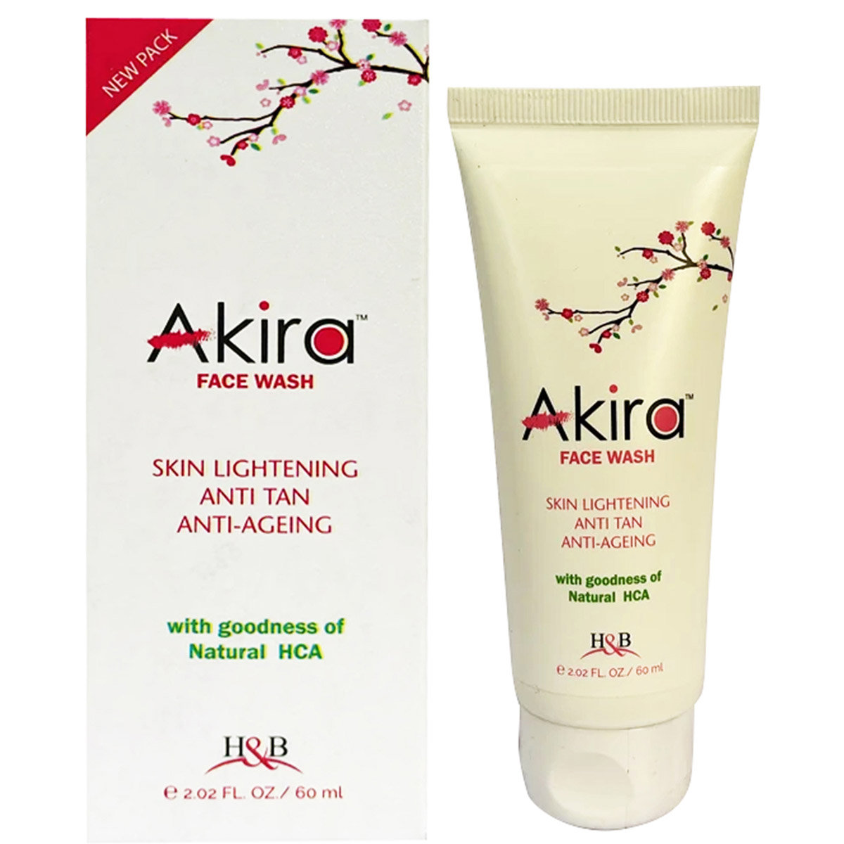 Akira Skin Lightening Face Wash 60 ml, Pack of 1 Akira Skin Lightening Face Wash 60 ml, Pack of 1
