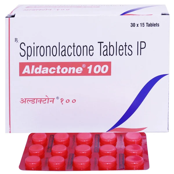 Aldactone 100 Tablet 15's, Pack of 15 TABLETS