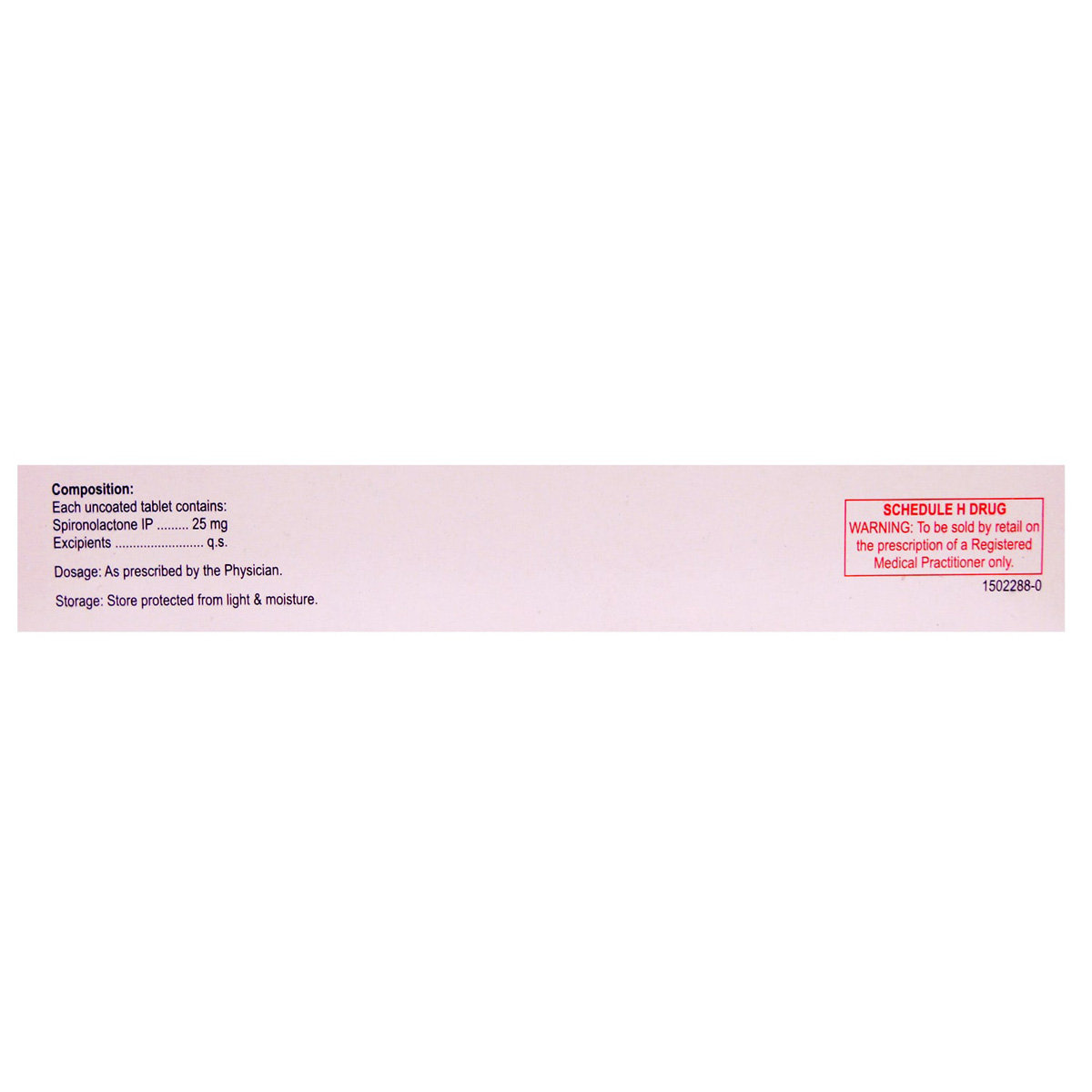 Aldactone Tablet 15's, Pack of 15 TABLETS Aldactone Tablet 15's, Pack of 15 TABLETS