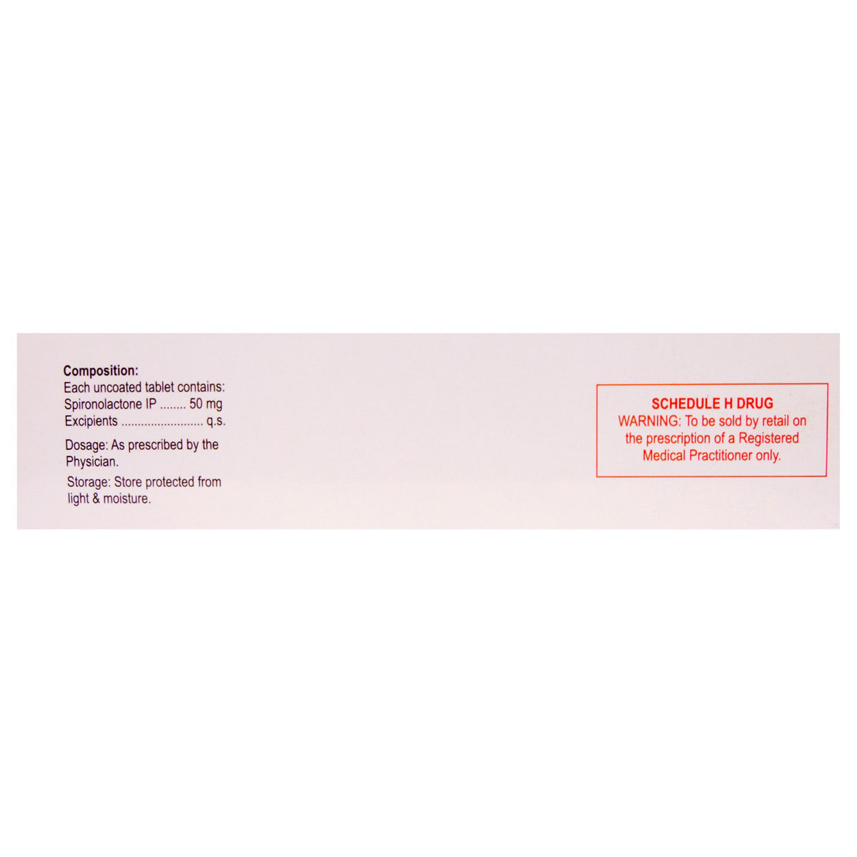 Aldactone 50 Tablet 15's, Pack of 15 TABLETS Aldactone 50 Tablet 15's, Pack of 15 TABLETS