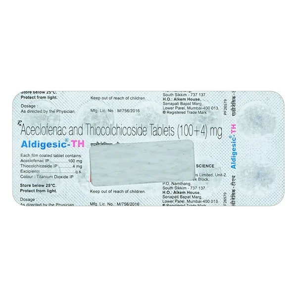 Aldigesic-TH Tablet 10's, Pack of 10 TabletS