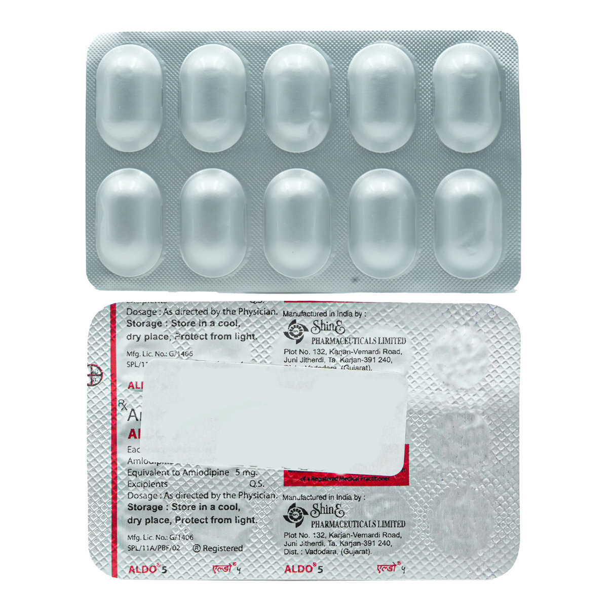 Aldo-5 Tablet 15's, Pack of 15 TABLETS Aldo-5 Tablet 15's, Pack of 15 TABLETS