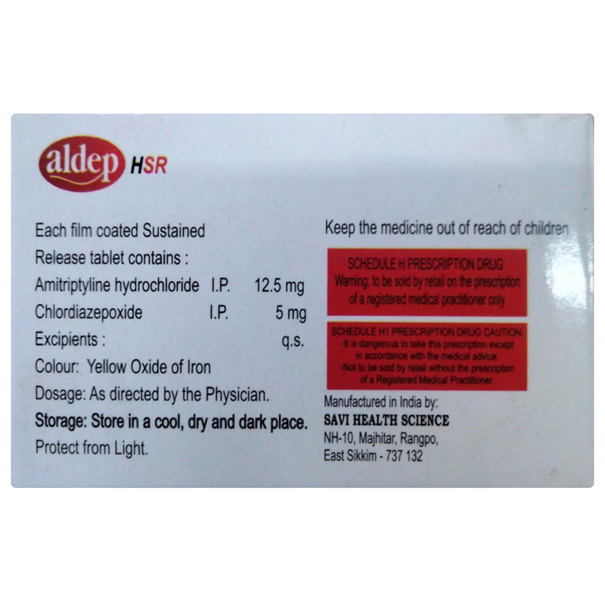 Aldep H SR Tablet 15's, Pack of 15 TABLETS Aldep H SR Tablet 15's, Pack of 15 TABLETS