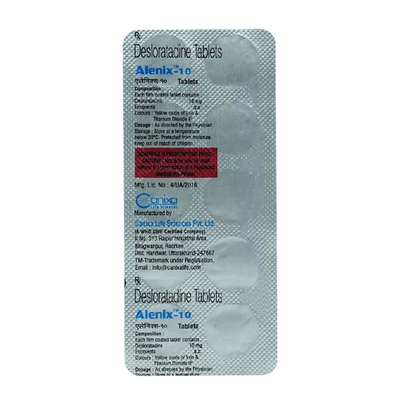 Alenix-10 Tablet 10's, Pack of 10 TabletS