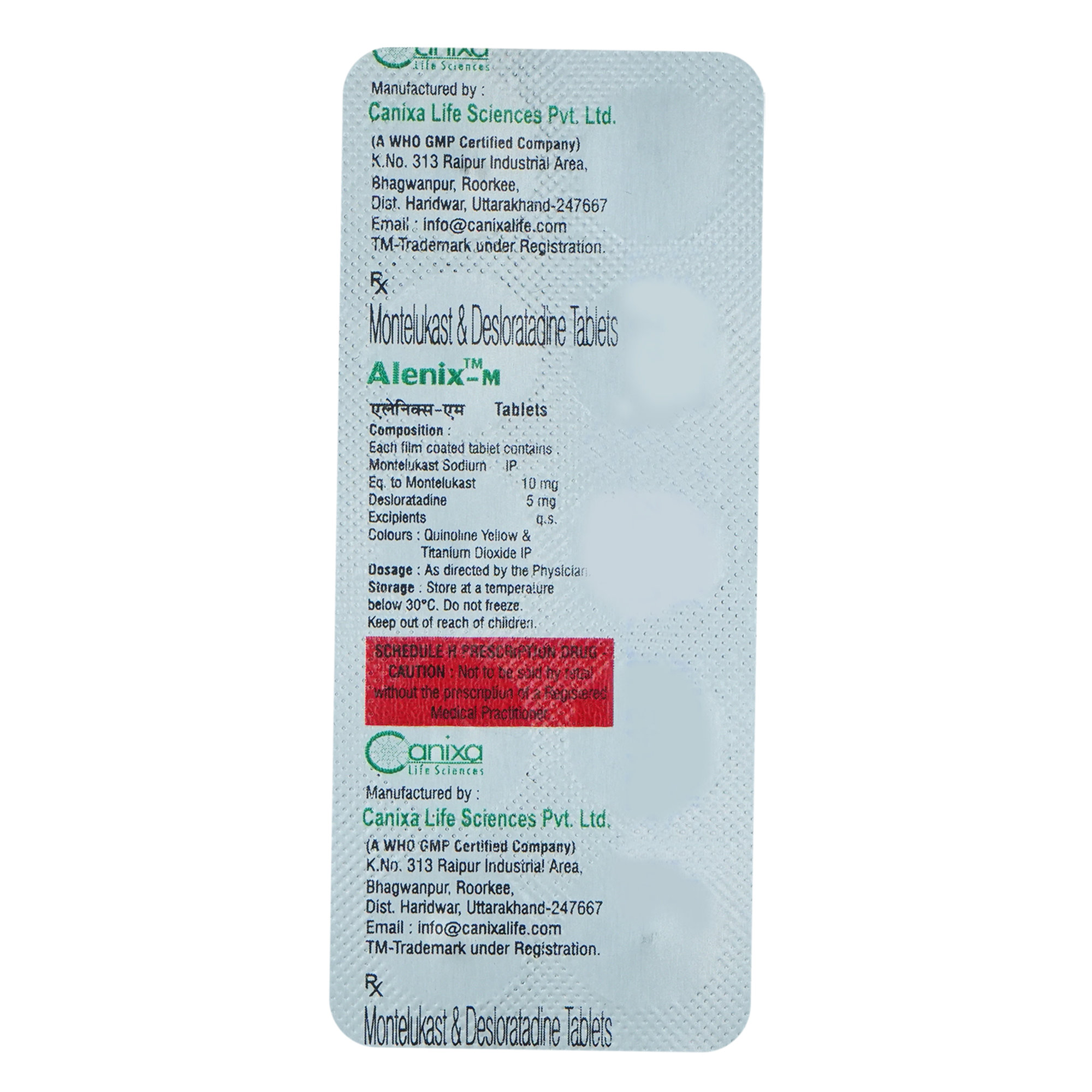 Alenix-M Tablet 10's, Pack of 10 TabletS Alenix-M Tablet 10's, Pack of 10 TabletS