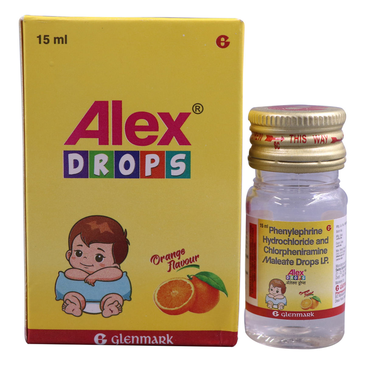 Alex Orange Flavour Paediatric Drop 15 ml Price, Uses, Side Effects