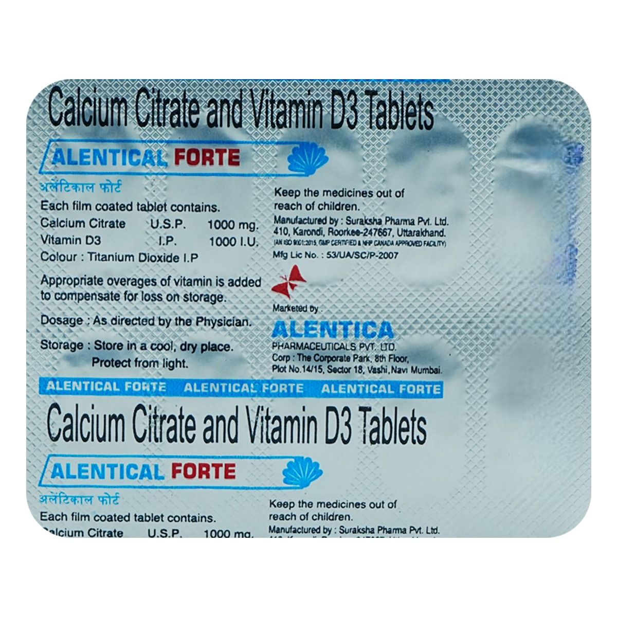 Buy Alentical Forte Tablet 10's Online