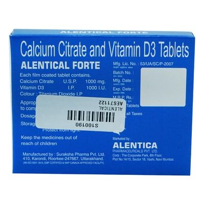 Alentical Forte Tablet 10's, Pack of 10 TABLETS