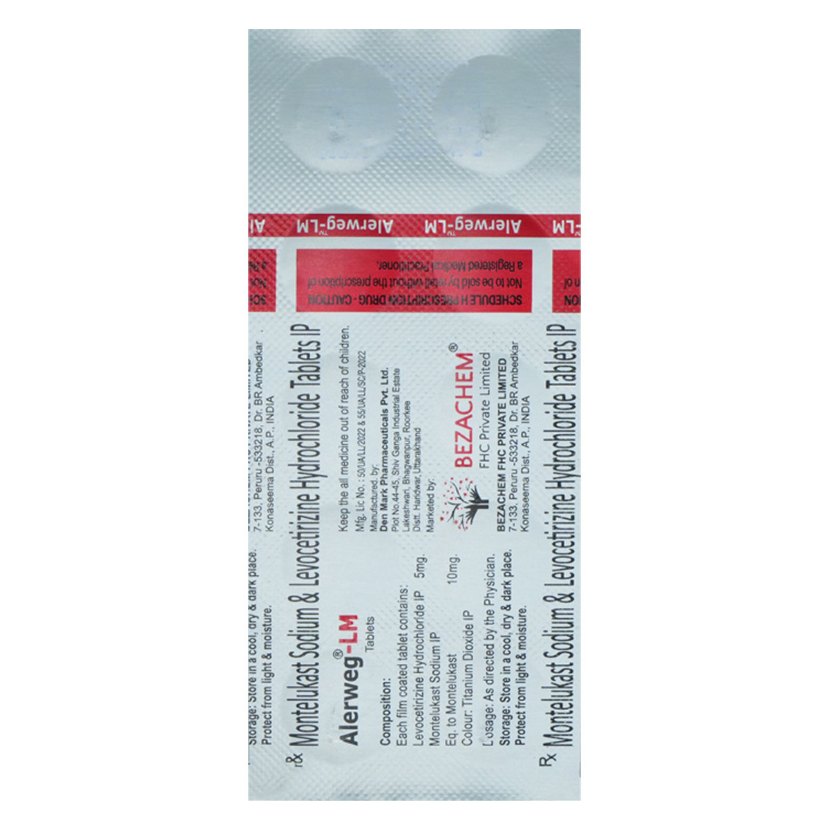 Alerweg-LM Tablet 10's, Pack of 10 TABLETS Alerweg-LM Tablet 10's, Pack of 10 TABLETS