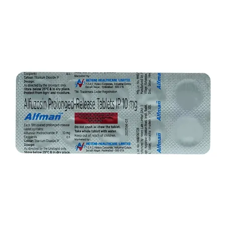 Alfman 10 mg Tablet 10's