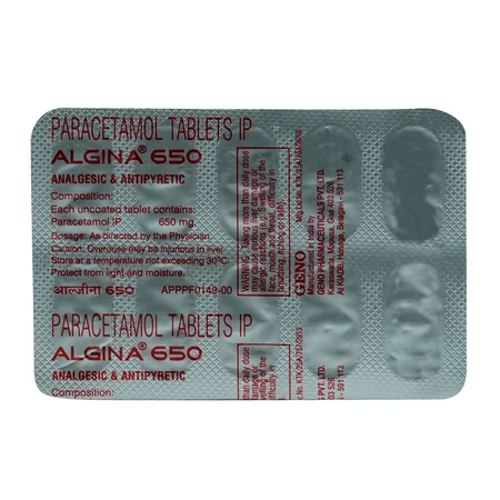 Algina 650 mg Tablet 10's
