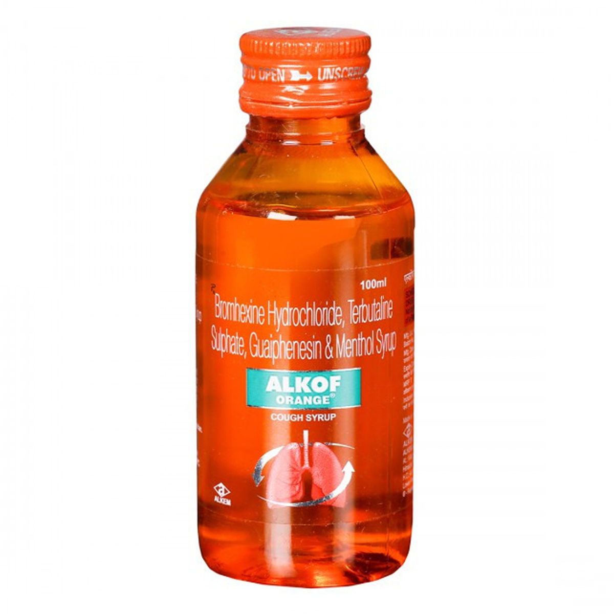 Buy Alkof Orange Cough Syrup 100 ml Online
