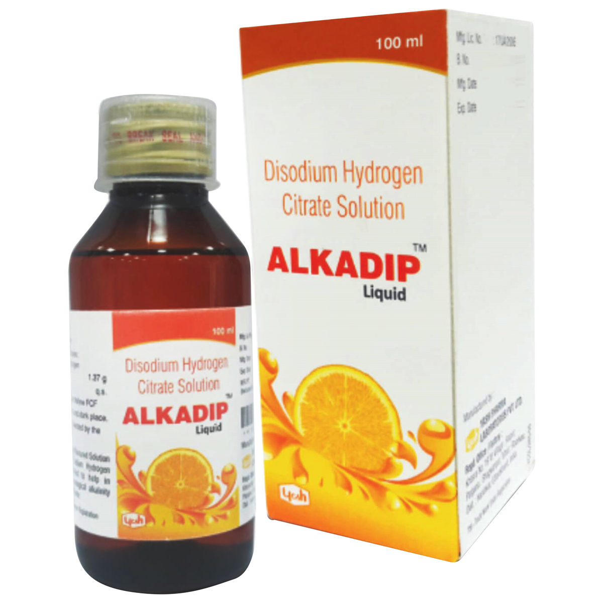 Buy Alkadip Orange Solution 100 ml Online