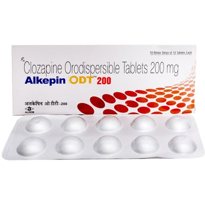 Alkepin ODT 200 Tablet 10's, Pack of 10 TabletS