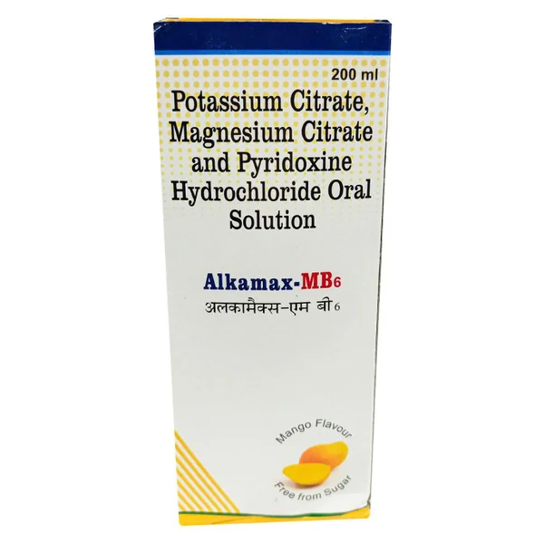 Alkamax-MB6 Sugar Free Mango Flavour Oral Solution 200 ml