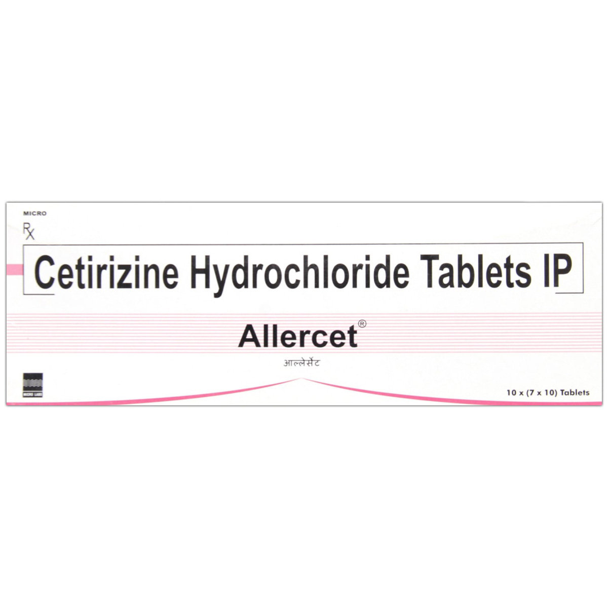 Allercet Tablet 10's, Pack of 10 TABLETS Allercet Tablet 10's, Pack of 10 TABLETS