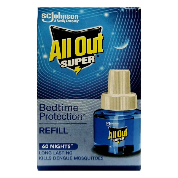 All Out Liquid Vaporizer 60 Nights Refill, 1 Count, Pack of 1