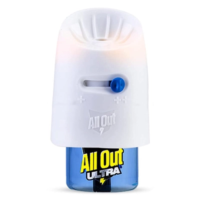 All Out Ultra Power+ Slider Mosquito Repellent Refill With Machine, 1 kit, Pack of 1