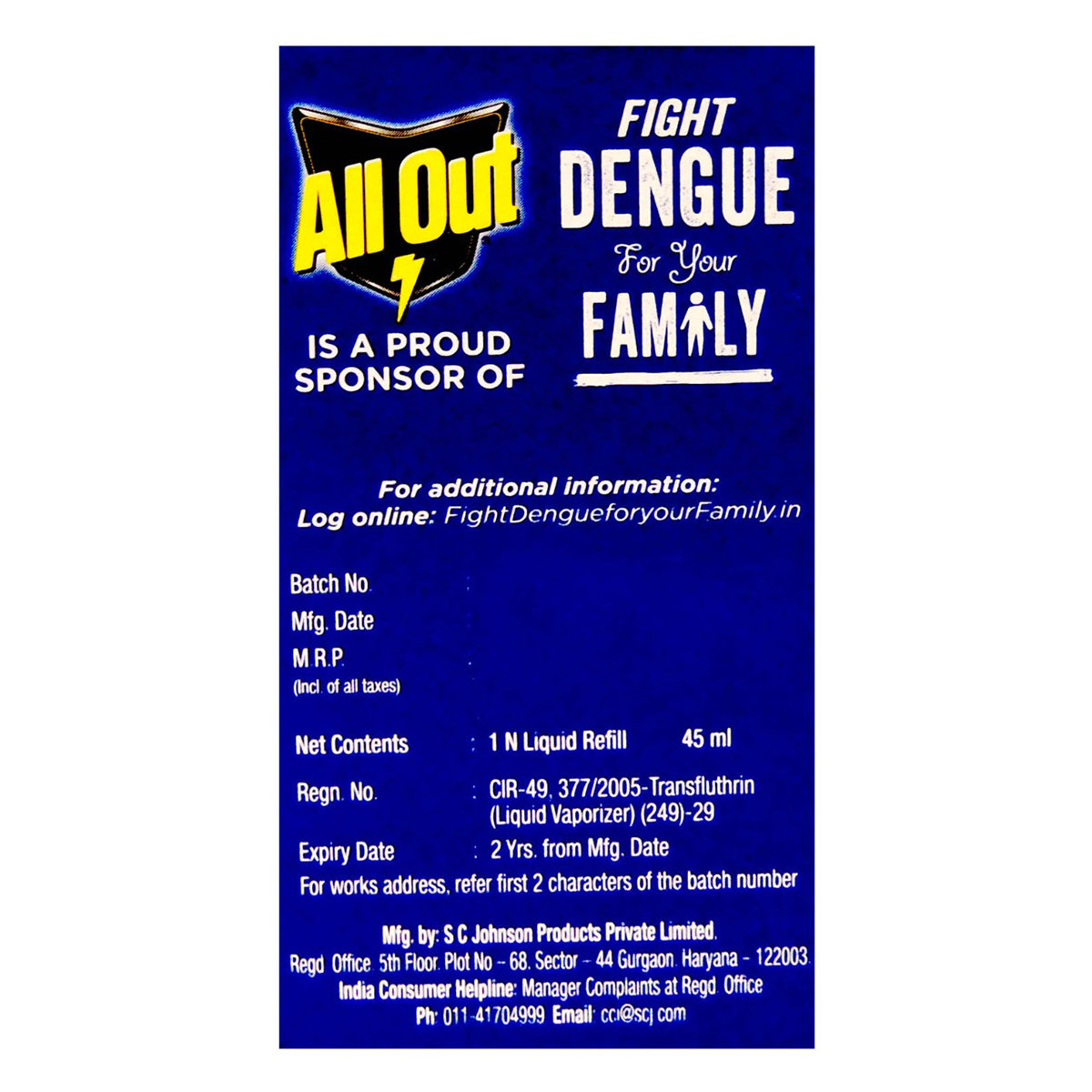 All Out Ultra Liquid Vaporizer Refill, 45 ml, Pack of 1 All Out Ultra Liquid Vaporizer Refill, 45 ml, Pack of 1