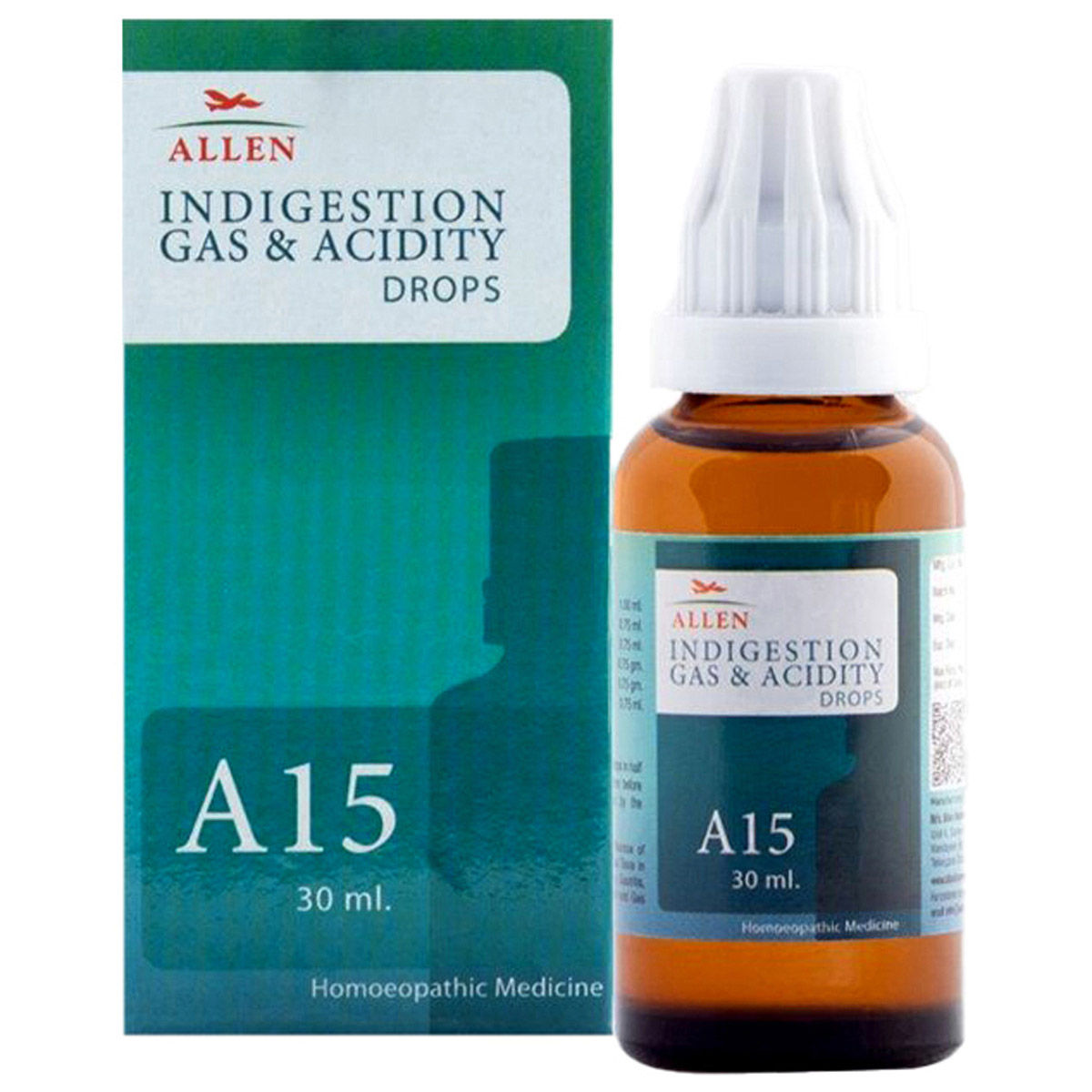 Buy Allen A15 Indigestion Gas & Acidity Drops, 30 ml | 19 Minutes ...