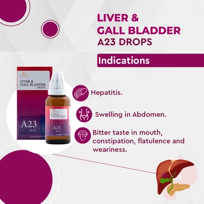 Allen A23 Liver &amp; Gall Bladder Drops, 30 ml, Pack of 1