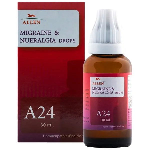 Allen A24 Migraine & Nueralgia Drops, 30 ml