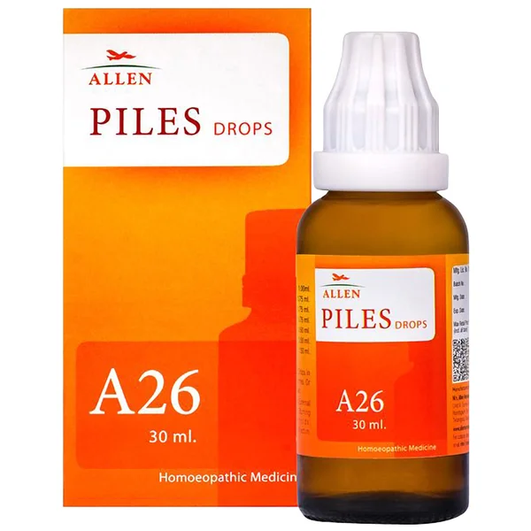 Allen A26 Piles Drops, 30 ml, Pack of 1
