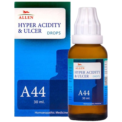 Allen A44 Hyper Acidity &amp; Ulcer Drops, 30 ml, Pack of 1