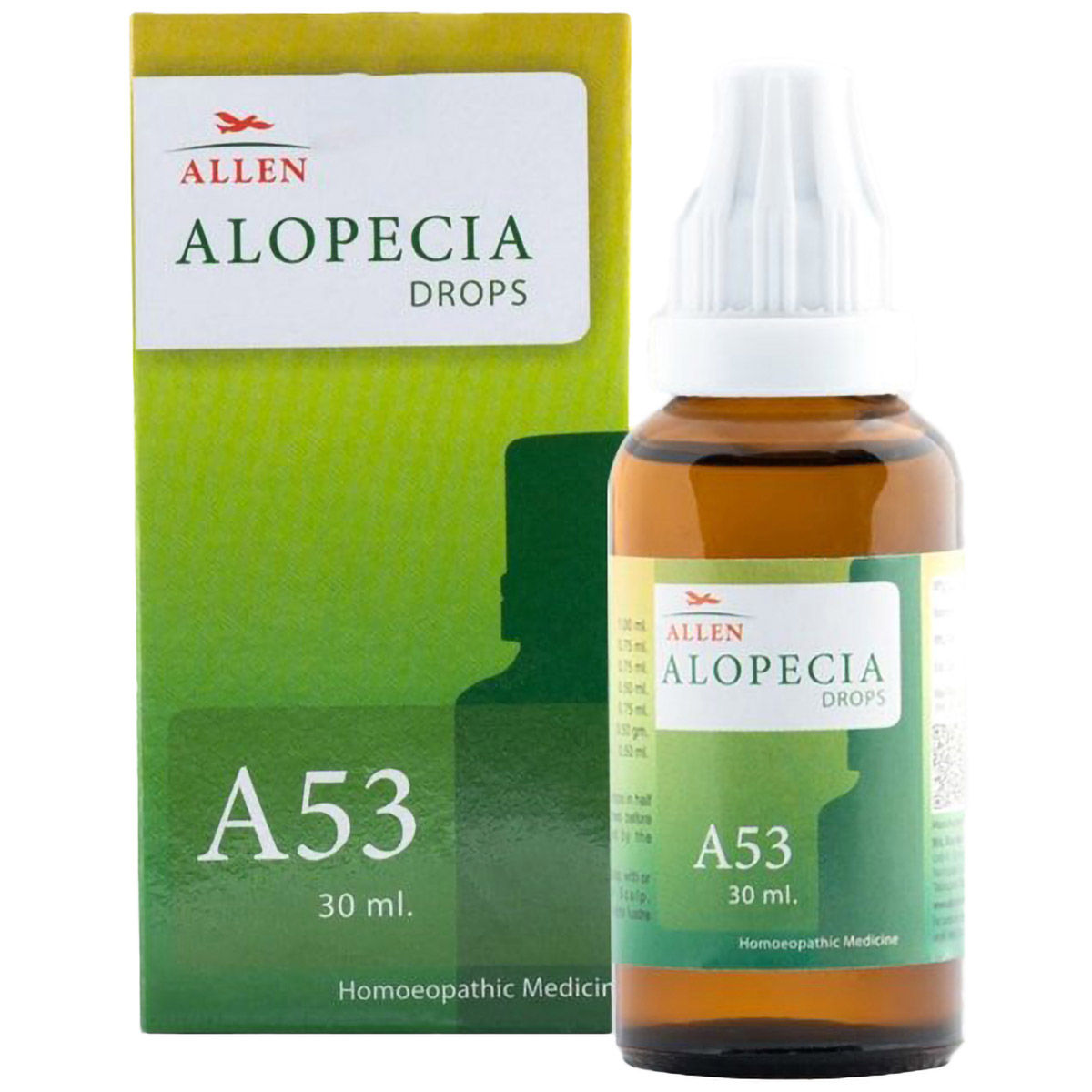 Buy Allen A53 Alopecia Drops, 30 ml | 19 Minutes Delivery | Apollo Pharmacy