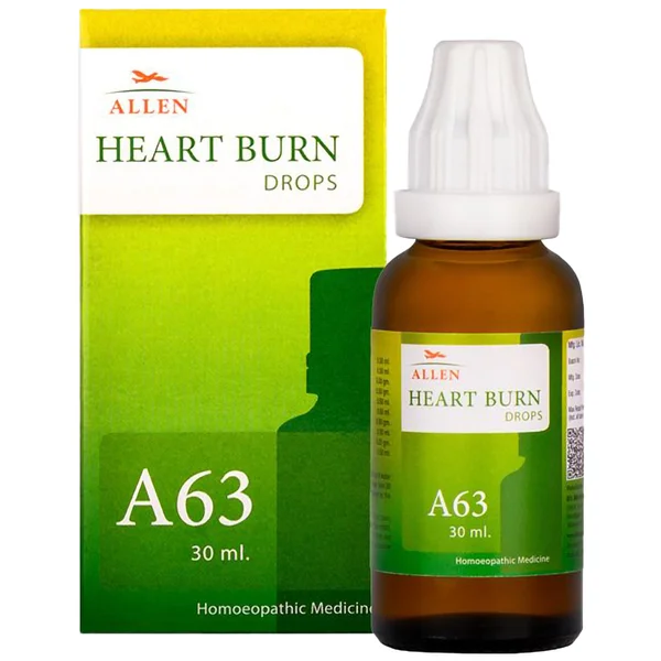 Allen A63 Heart Burn Drops, 30 ml
