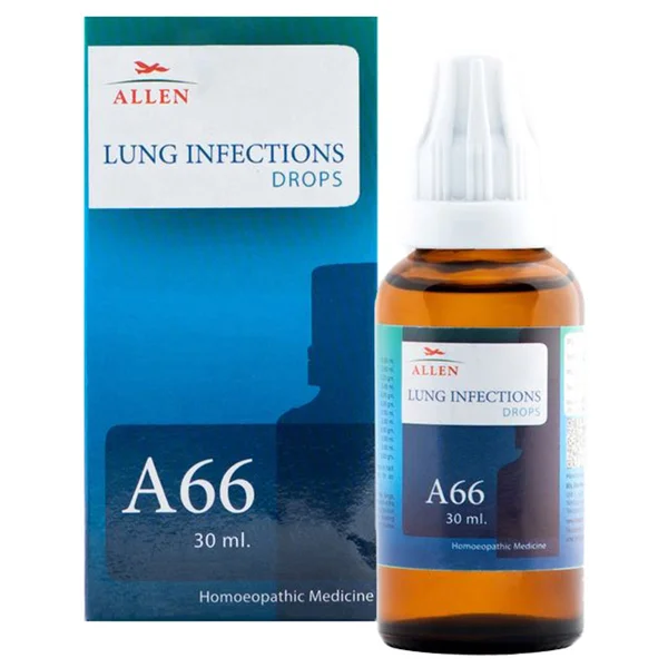 Allen A66 Lung Infections Drops, 30 ml, Pack of 1
