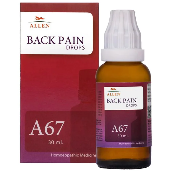 Allen A67 Back Pain Drops, 30 ml
