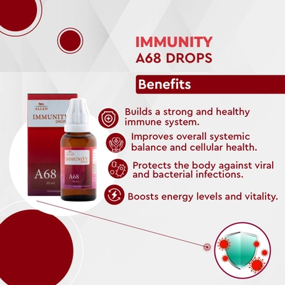 Allen A68 Immunity Drops, 30 ml, Pack of 1