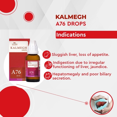 Allen A76 Kalmegh Drops, 30 ml, Pack of 1