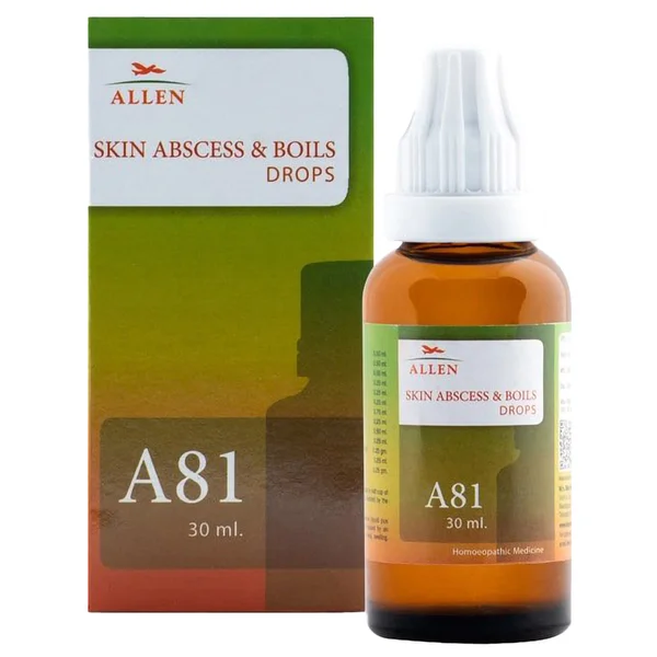 Allen A81 Skin Abscess And Boils Drops, 30 ml