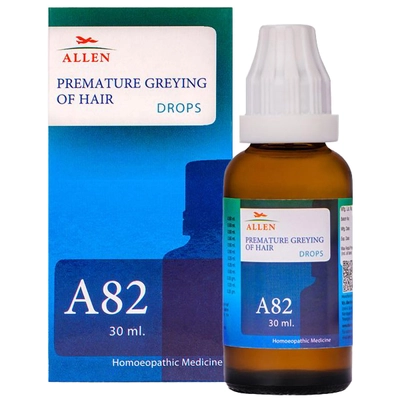 Allen A82 Premature Greying Of Hair Drops, 30 ml, Pack of 1