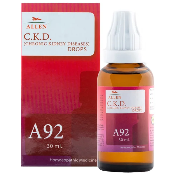 Allen A92 C.K.D.(Chronic Kidney Diseases) Drops, 30 ml