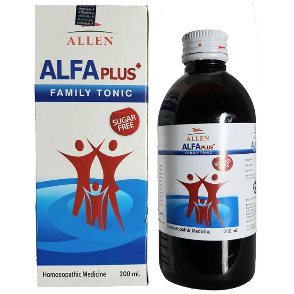 Allen Alfa Plus Sugar Free Family Tonic, 200 ml