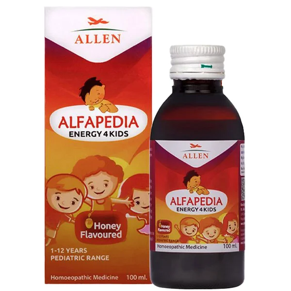 Allen Alfapedia Energy 4 Kids Syrup, 100 ml