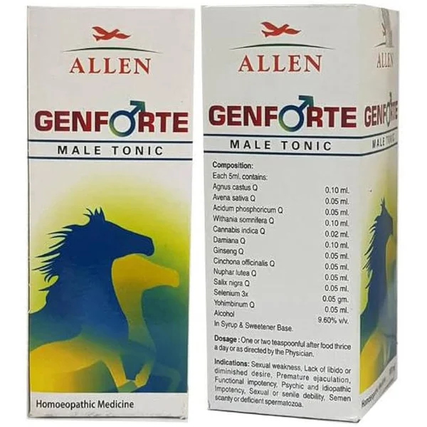 Allen Genforte Male Tonic, 100 ml
