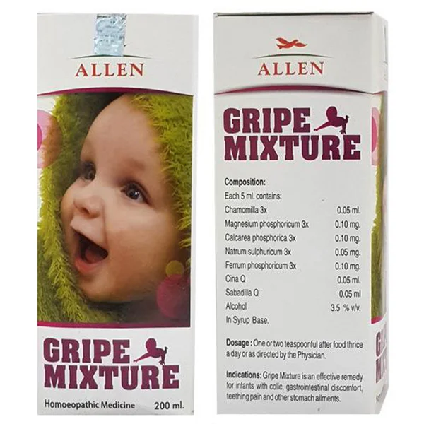 Allen Gripe Mixture Tonic, 200 ml