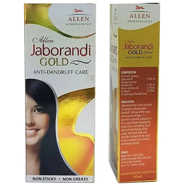 Allen Jaborandi Gold Anti-Dandruff Oil, 110 ml