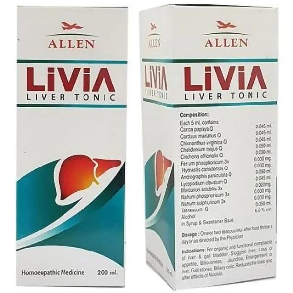 Allen Livia Liver Tonic, 200 ml