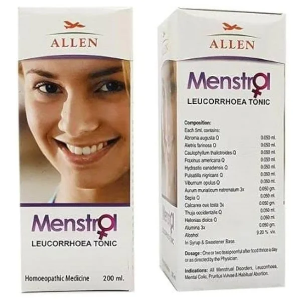 Allen Menstrol Leucorrhoea Tonic, 200 ml