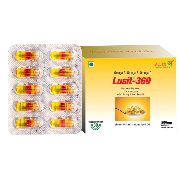 Allen Nutraceutical Lusit 369 500mg, 30 Capsules