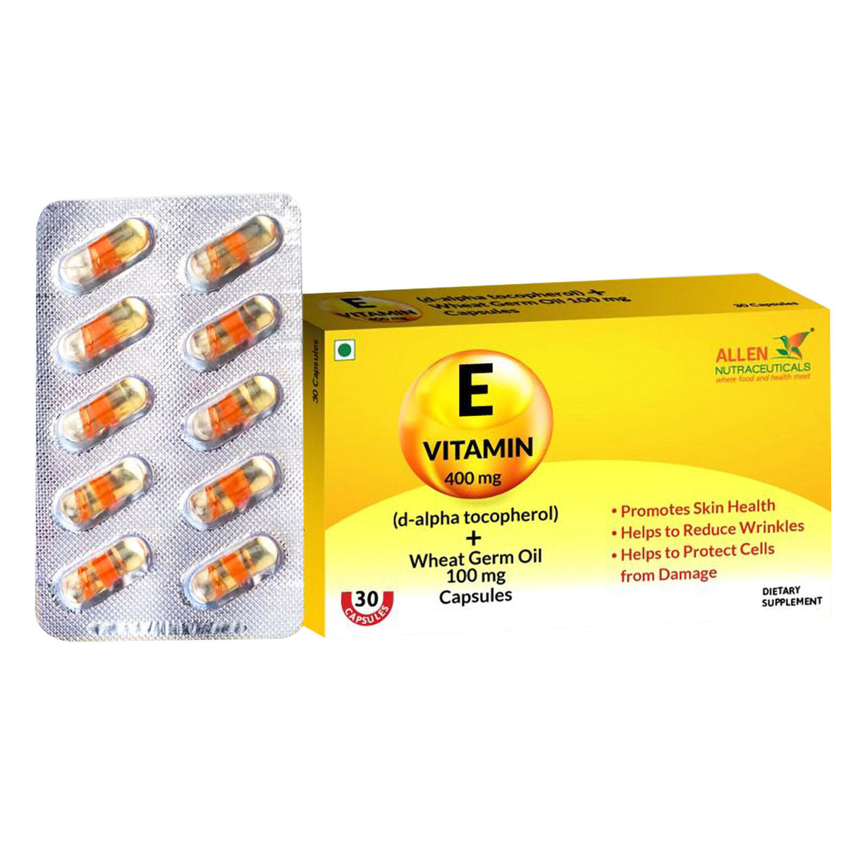 Allen Nutraceutical Vitamine + Wheatgerm Oil, 30 Capsules Uses