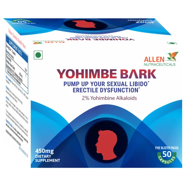 Allen Nutraceutical Yohimbe Bark, 50 Capsules